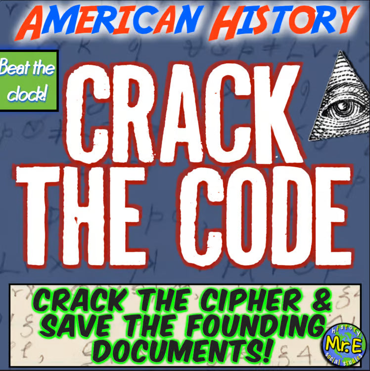 Constitution Declaration of Independence Escape Room Crack the Code