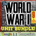 World War 1 WWI Unit: Activities, Maps, Projects, Worksheets, Trench Gas Warfare