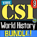 CSI World History Ancient Civilizations Activities: 9 World History Sets!