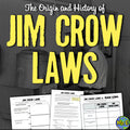 Jim Crow Laws Reconstruction Era: Reading Activity and Primary Source Analysis