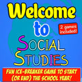Social Studies Back to School Activity for World and American History