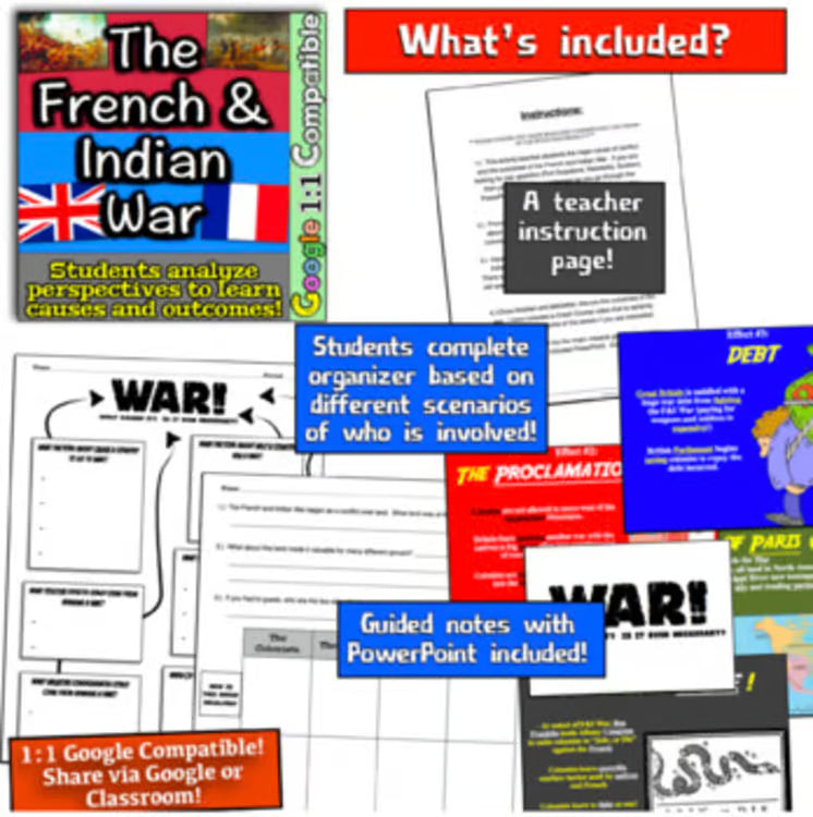 Causes of the American Revolution Revolutionary War Worksheets Activities Unit