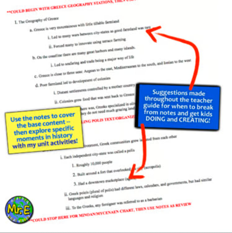 World History Part 1 Ancient Medieval Civilizations PowerPoint Notes Activities