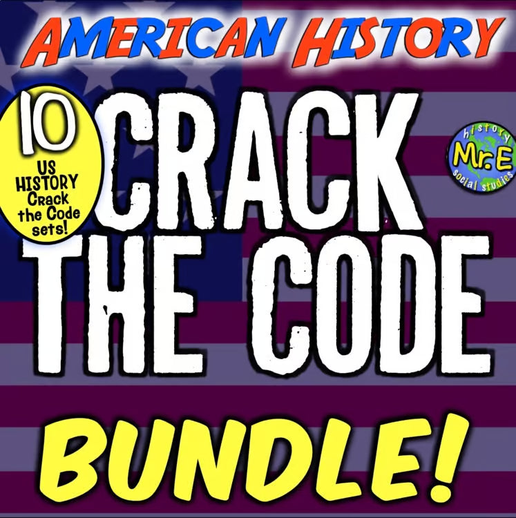 American US History Escape Room Activities: 10 History Escape Rooms Projects