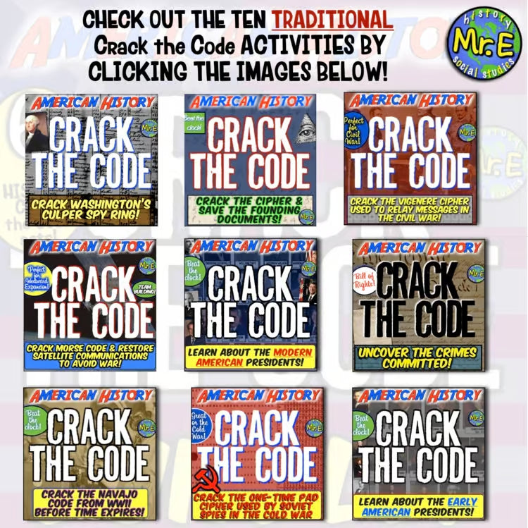 American US History Escape Room Activities: 10 History Escape Rooms Projects