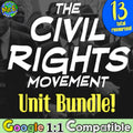 Civil Rights Movement: Activities Worksheets Projects Unit Resource Bundle