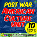 Birth of American Culture Unit: 1950s 1960s Suburbia Baby Boomers Activities