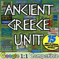 Ancient Greece Civilizations Unit: Maps Activities Lessons Mythology Geography