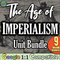 Imperialism Unit: Activities, Projects, Worksheets, Zulu Boer Wars, Darwinism