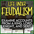 Middle Ages and Feudalism Activity | King Lord Knight Serf Readings Middle Ages