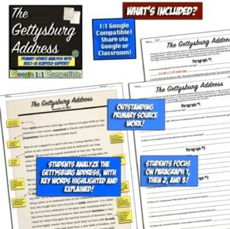 Civil War Unit: Battles Notes Worksheets Projects Events Union vs Confederacy