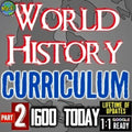 World History Curriculum Part 2: Units, Projects, Activities, Worksheets