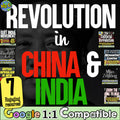China and India Revolutions Unit: Map Zedong Gandhi Activities Worksheets