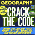 Geography Escape Room Latitude and Longitude Activity Fun Game