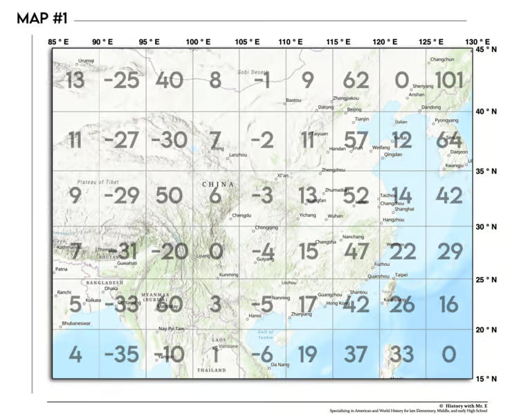 Geography Escape Room Latitude and Longitude Activity Fun Game