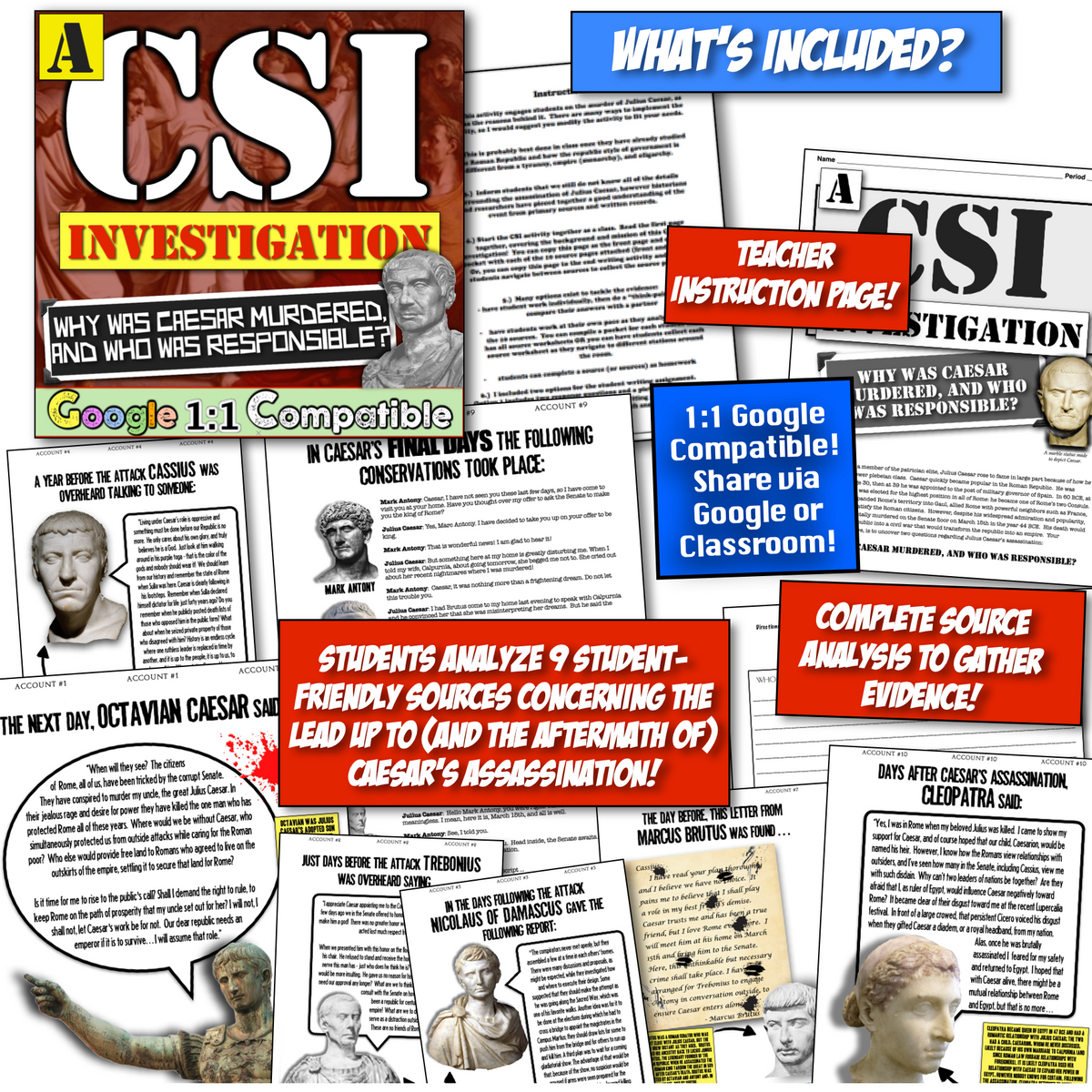 Ancient Rome World History Roman Empire Unit: Worksheets Projects Activities Map