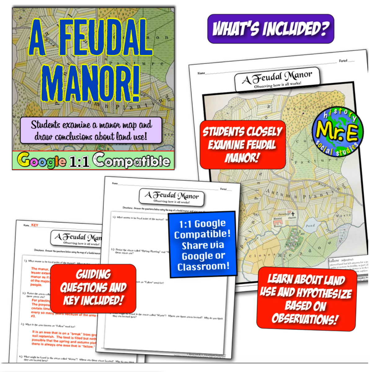 Middle Ages Medieval Europe World History Unit: Activities Feudalism Worksheets