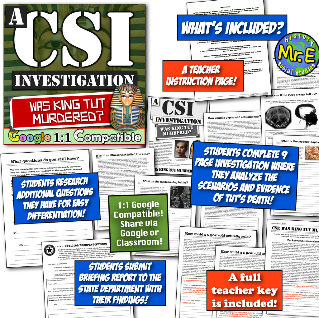 CSI World History Ancient Civilizations Activities: 9 World History Sets!