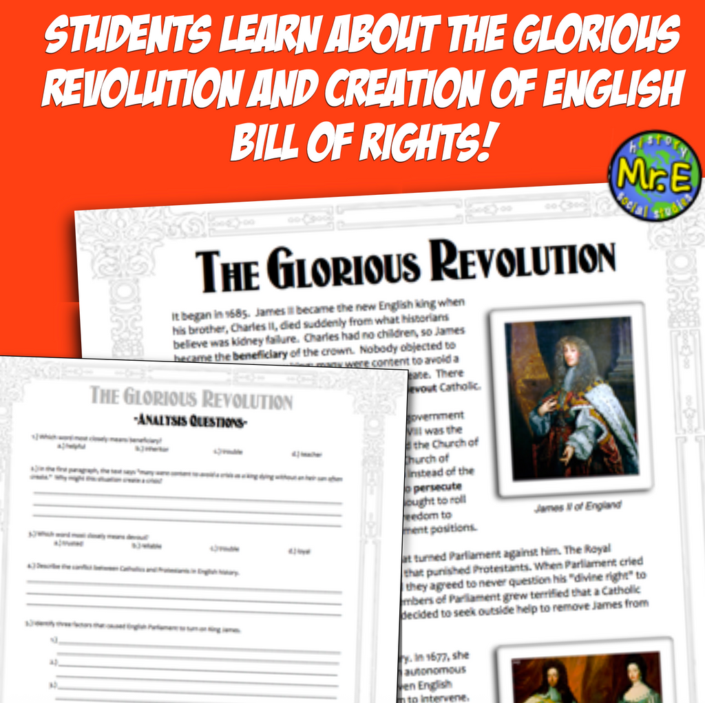Age of Absolutism Enlightenment and Absolute Monarchs Unit Activities Worksheets